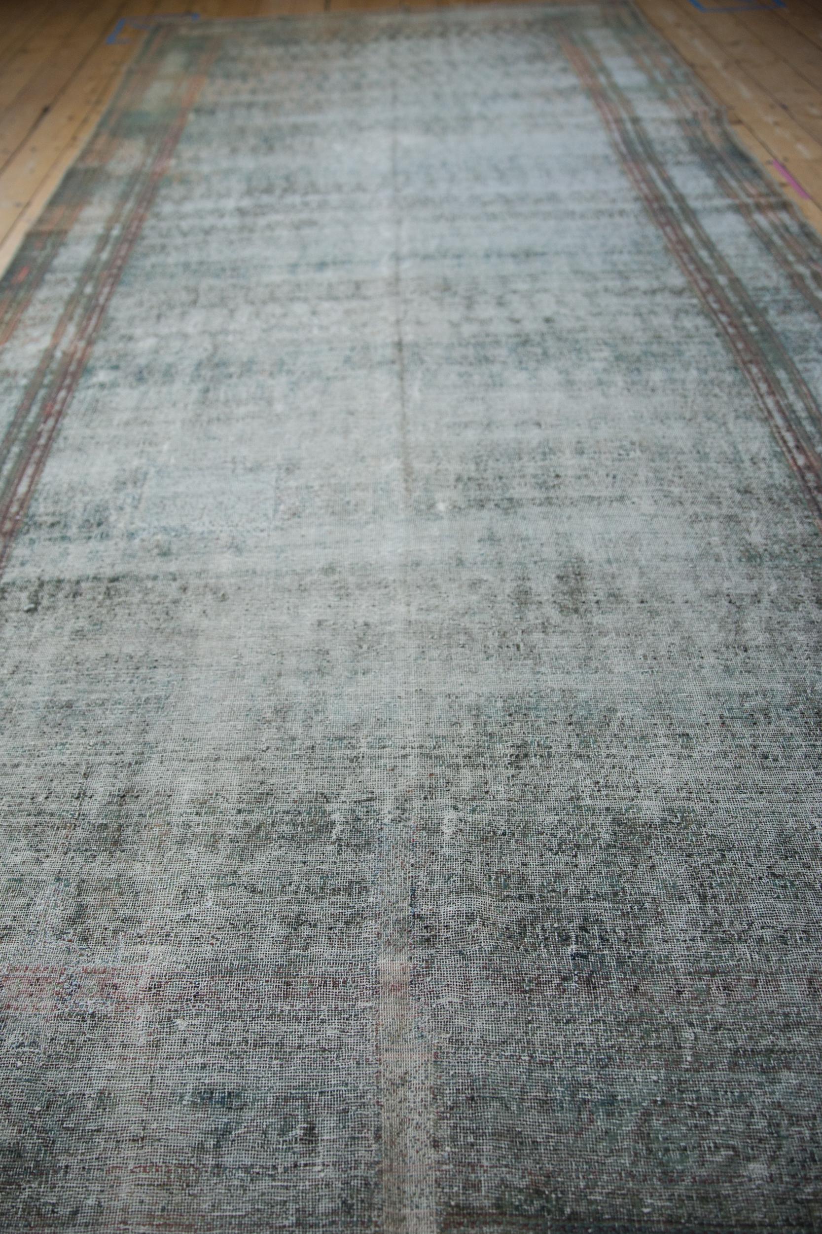 Vintage Distressed Malayer Carpet For Sale 1