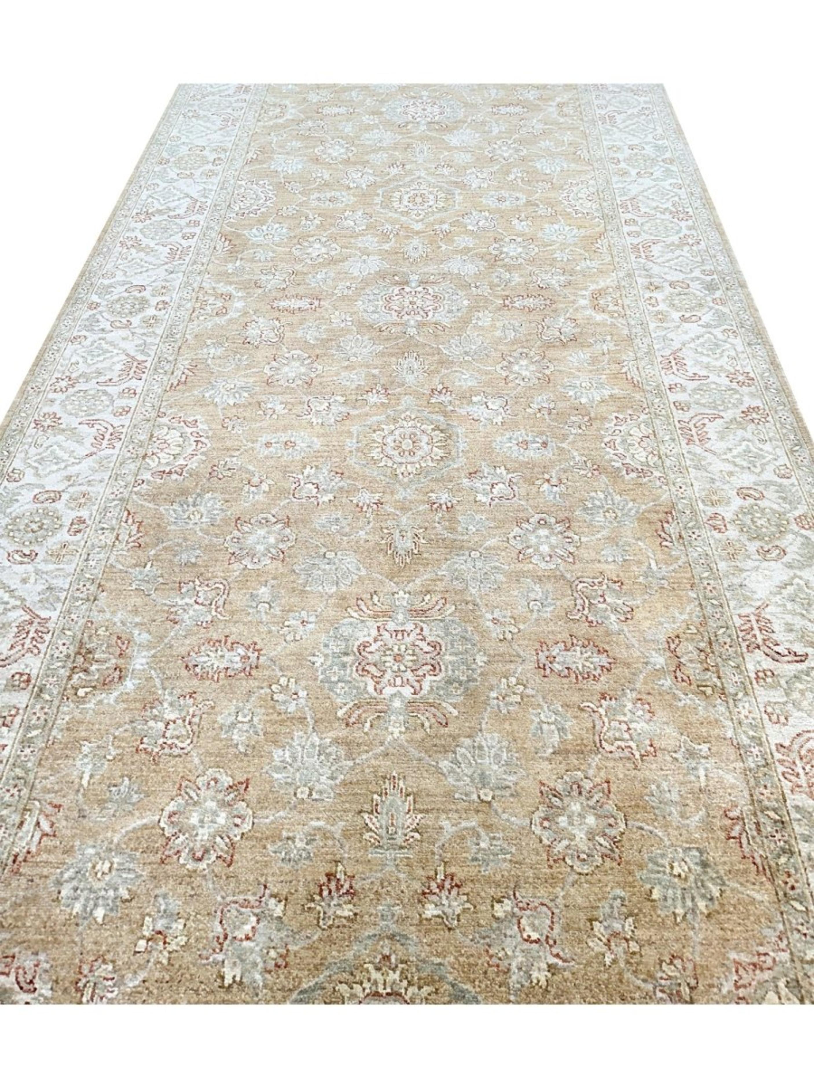 6x17 Handgeknüpfter Oushak Style Läufer Teppich im Zustand „Neu“ im Angebot in Dallas, TX