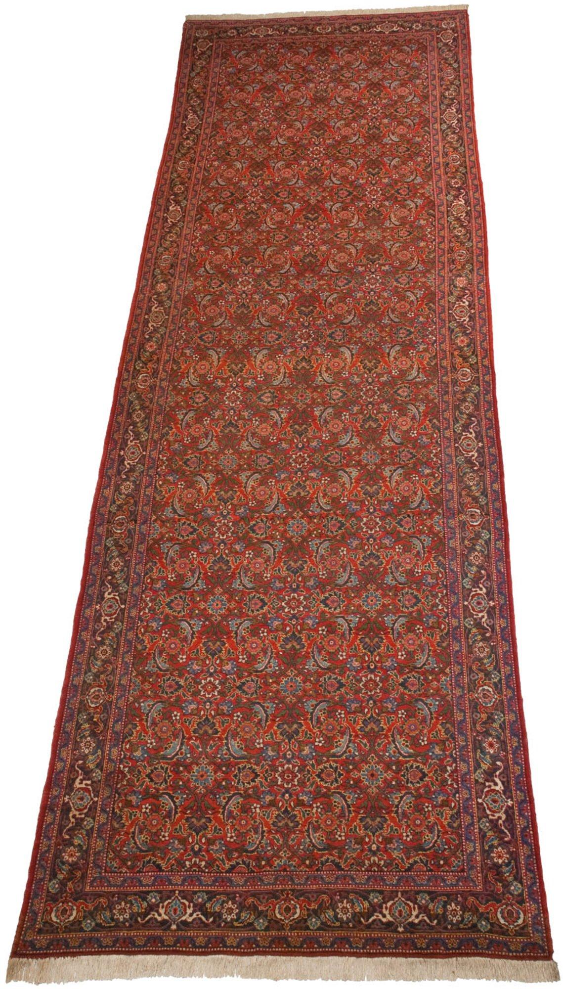Hand-Knotted Vintage Tabriz Carpet For Sale