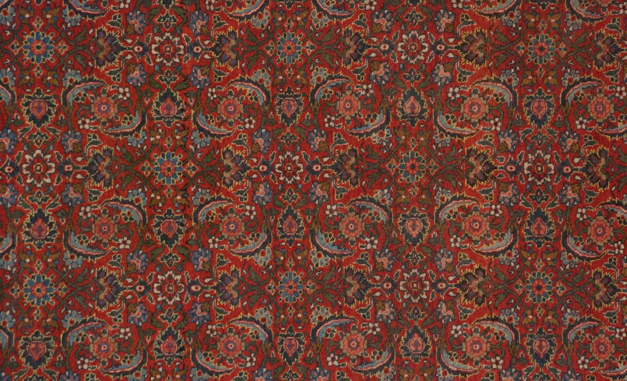 Wool Vintage Tabriz Carpet For Sale