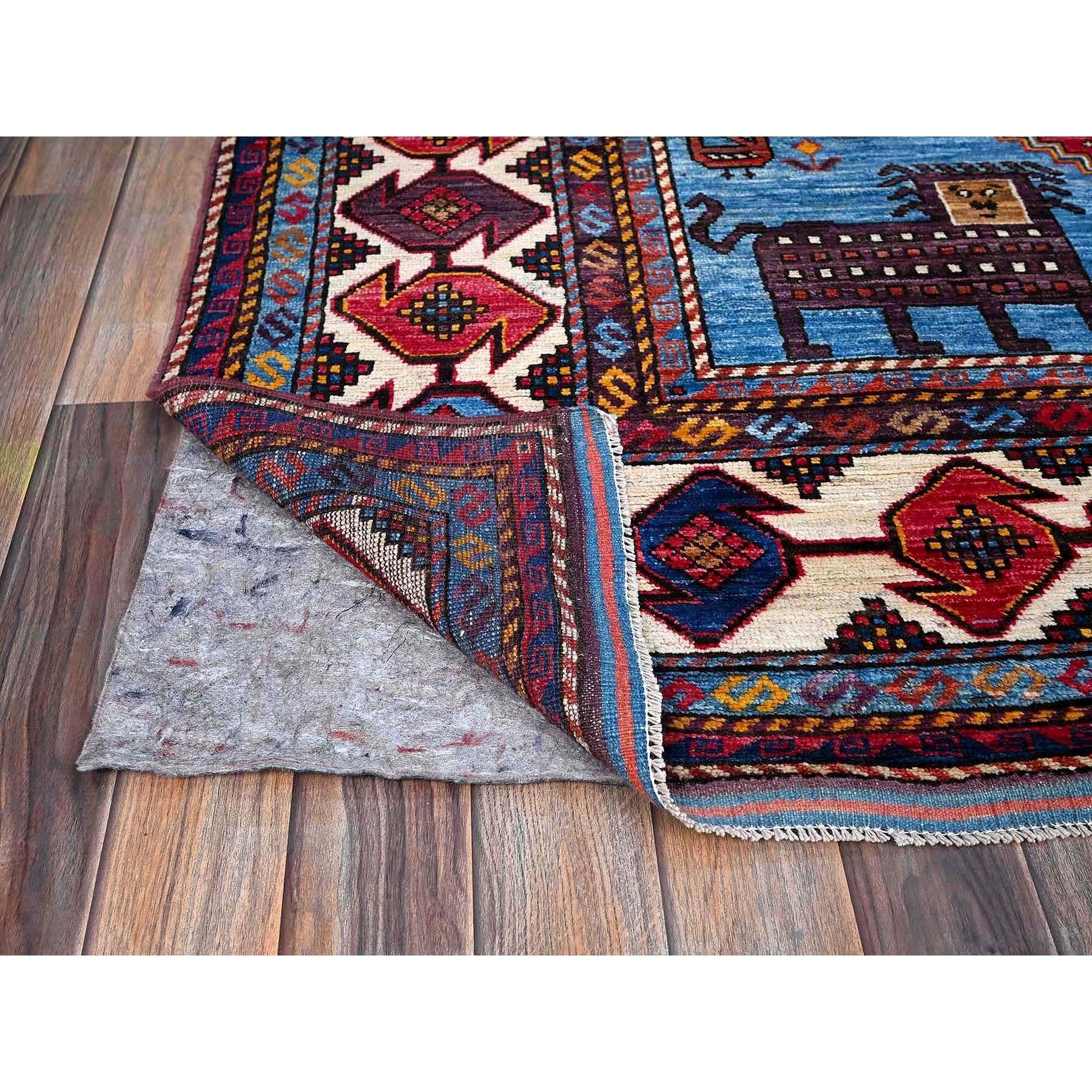 Alfombra de lana anudada a mano 6'x8'1