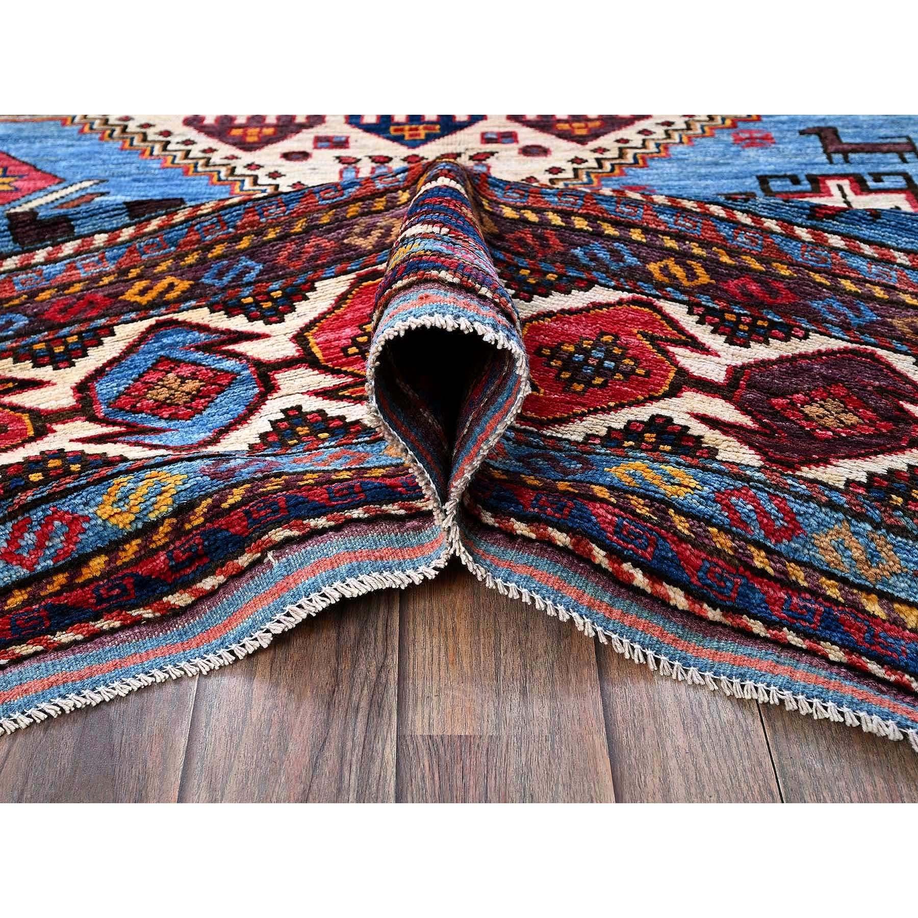 Alfombra de lana anudada a mano 6'x8'1