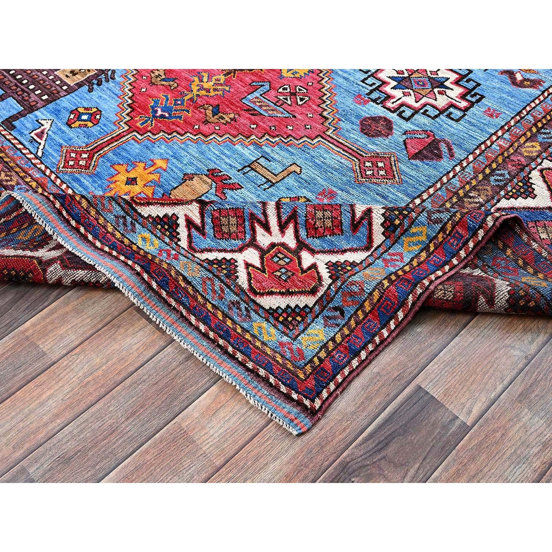 Alfombra de lana anudada a mano 6'x8'1