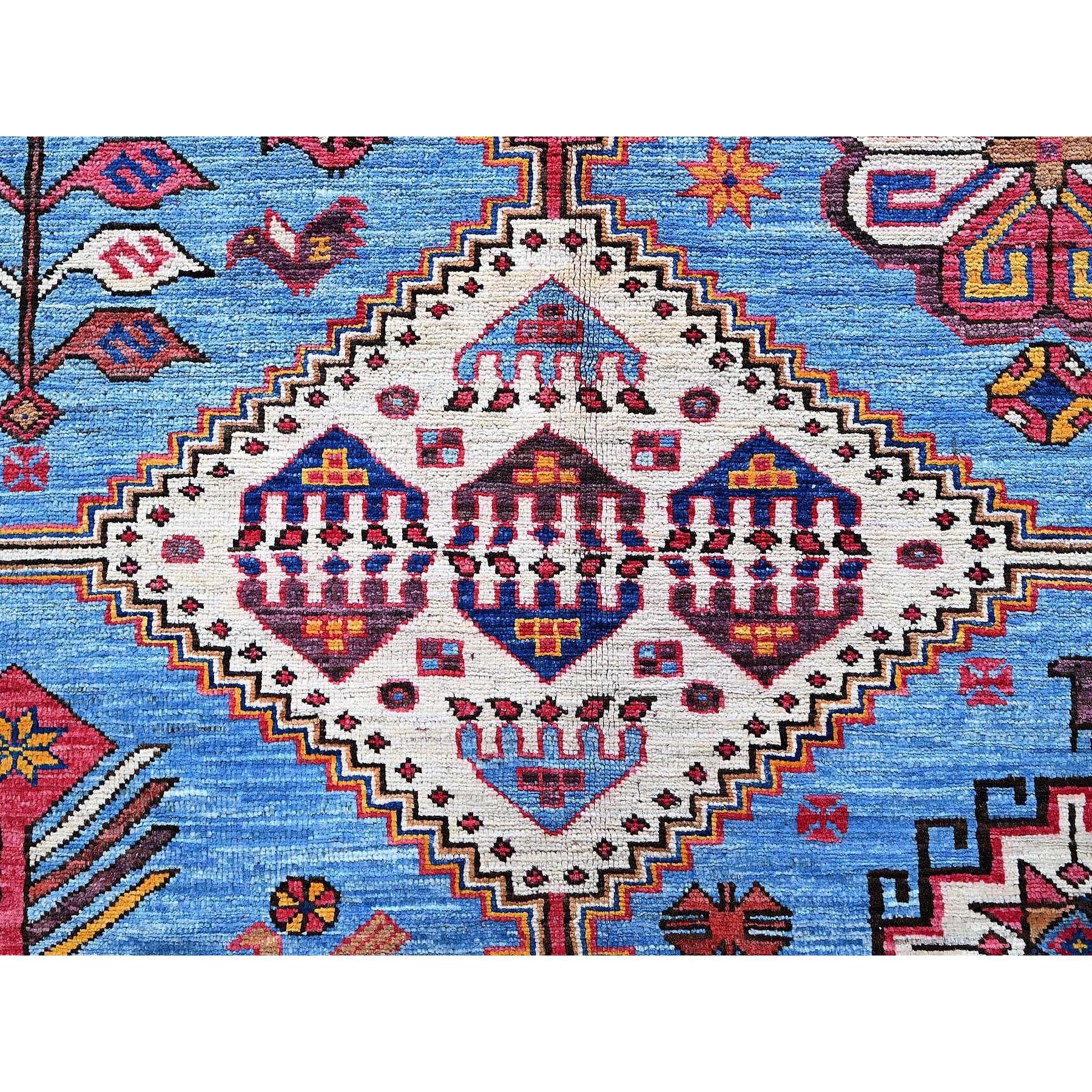 Alfombra de lana anudada a mano 6'x8'1