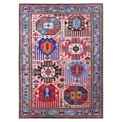 6
x8
2" Rose Rosa Afghan Ersari kaukasischen Design Revival handgeknüpfte Wolle Teppich