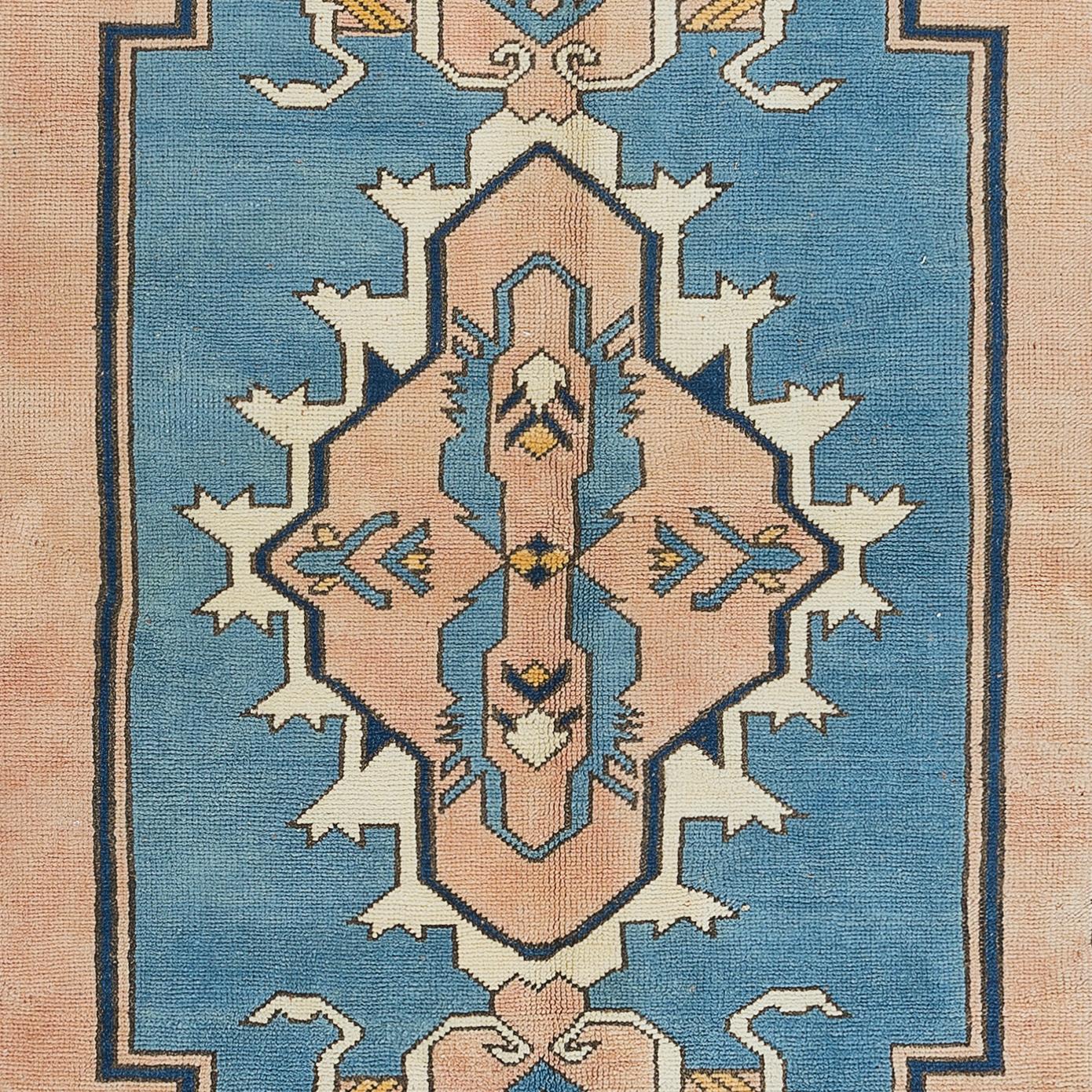 Bohemian 6x8.4 ft Contemporary Handmade Anatolian Rug, Modern Geometric Pattern Carpet For Sale
