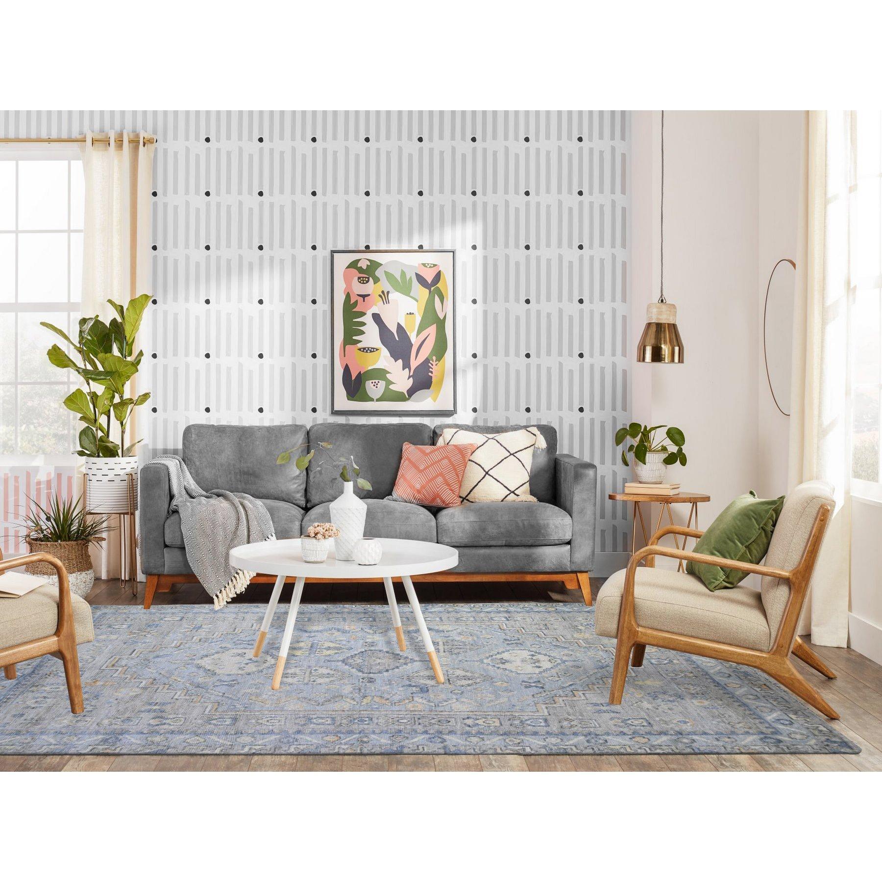 Dies ist eine wirklich echte one-of-a-kind Silver Gray, anatolischen Dorf inspiriert mit geometrischen Design natürlichen Farben, weich und glänzend Wolle Flor handgeknüpft, Orientteppich. Es wurde monatelang in der jahrhundertealten Webtechnik