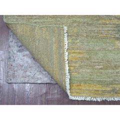 6'x8'9" Gray Whimsical Collection High Mountain Wool Hand Knotted Modern Rug