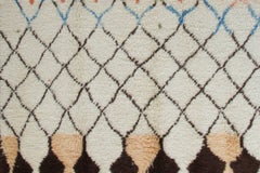 6.8x10.5 Ft Hand Knotted Moroccan Tulu Rug, 100% Wool, Custom Options Available