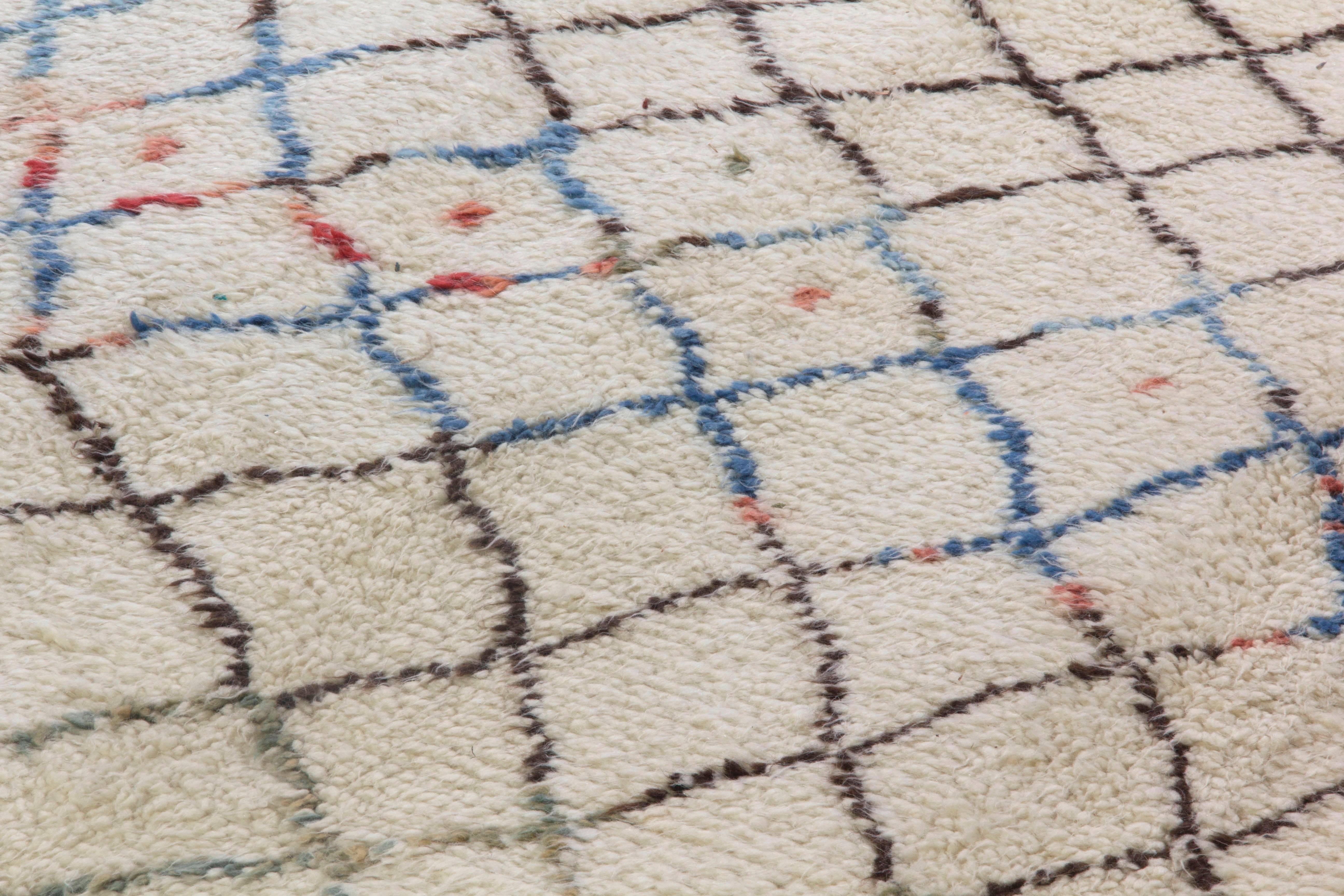 6.8x10,5 Ft Handgeknpfter marokkanischer Tulu-Teppich, 100 % Wolle, magefertigt erhltlich (Türkisch) im Angebot