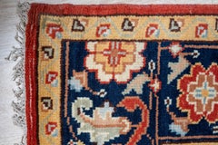6x9 Kira Zinnia Coral Geometric Modern Hand Knotted Wool Carpet Rug