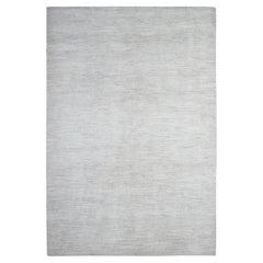 6'x9' Olympus White Modern Peshawar Hand Knotted 100% Wool Oriental Rug