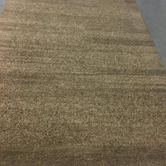 Plain Area Rug in Mix of Brown with Border, Handmade of Wool, "Tomer"