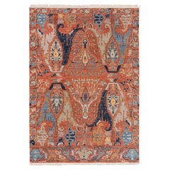 6x9 Rust Bidjar Style Hand Knotted Wool High Quality Rug ( JC - 8038 )