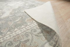 6x9 Selene Oriental Gray Medallion Contemporary Handmade Wool Carpet Rug