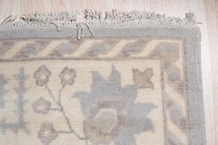 6x9 Selene Oushak Rust Floral Contemporary Hand Knotted Wool Carpet Rug