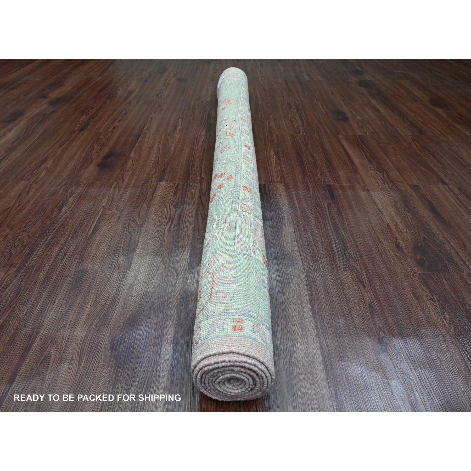Annodato a mano Tappeto orientale in lana annodata a mano 6'x9'1