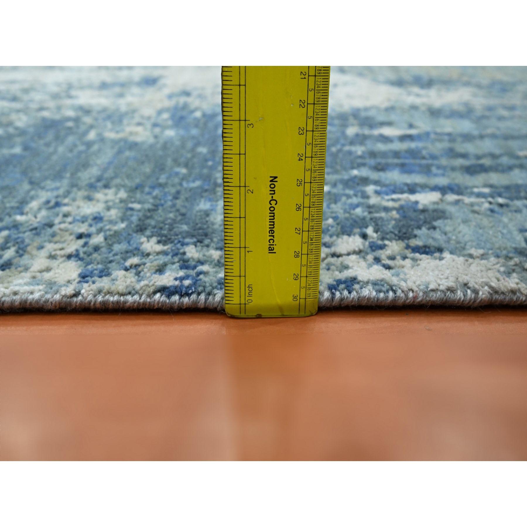 Tappeto orientale in lana e seta 6'x9'2