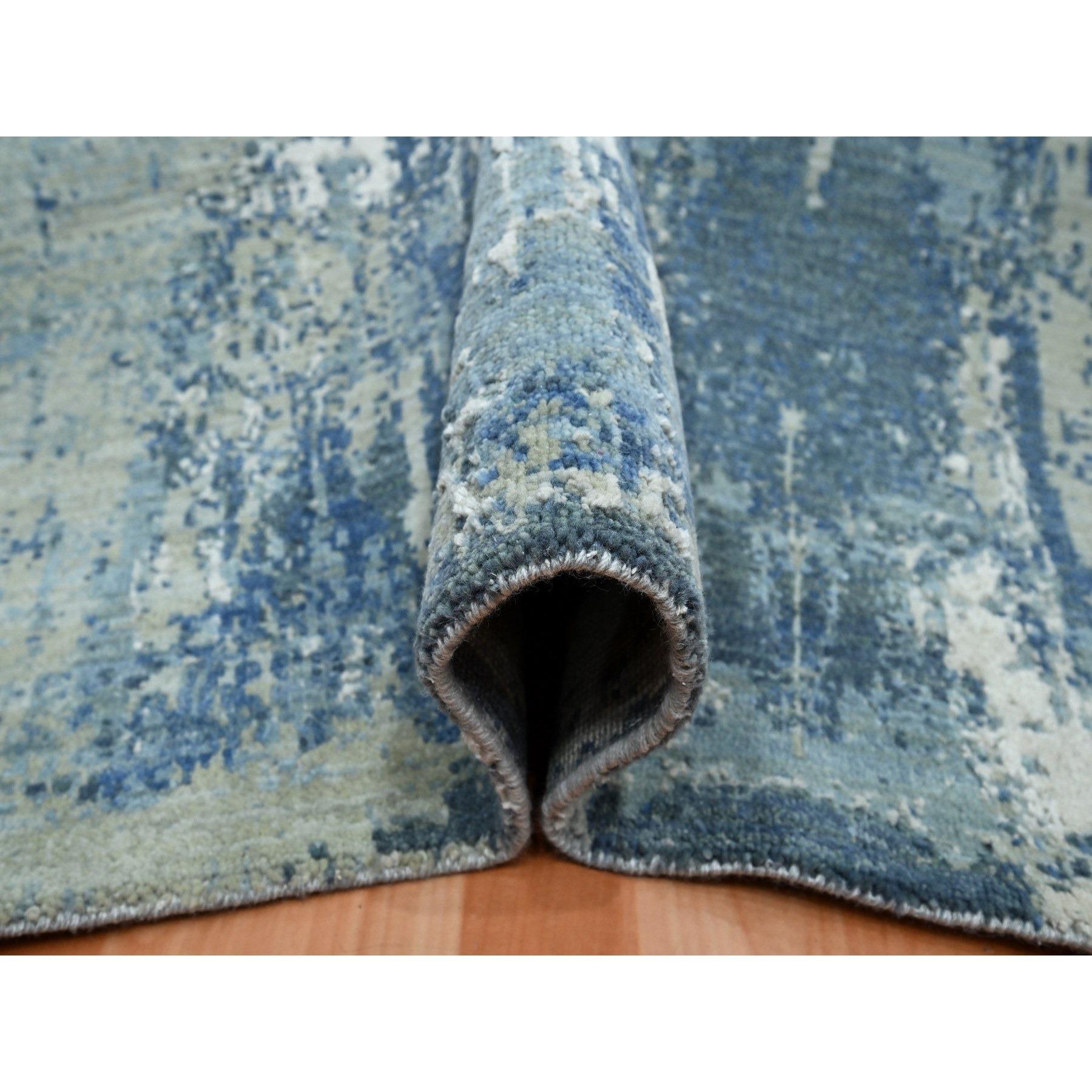 Tappeto orientale in lana e seta 6'x9'2