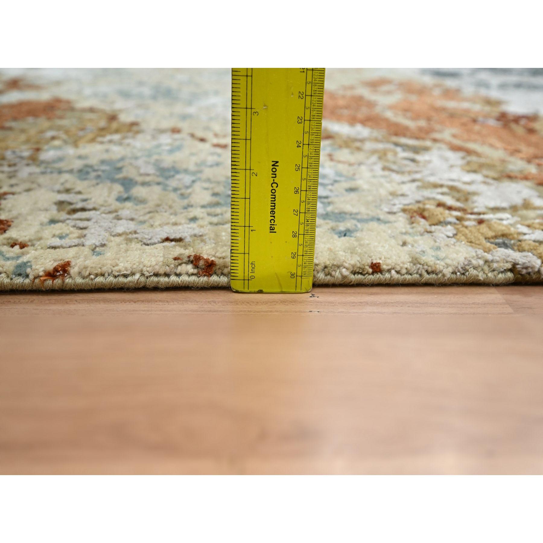 Tappeto orientale annodato a mano 6'x9'3