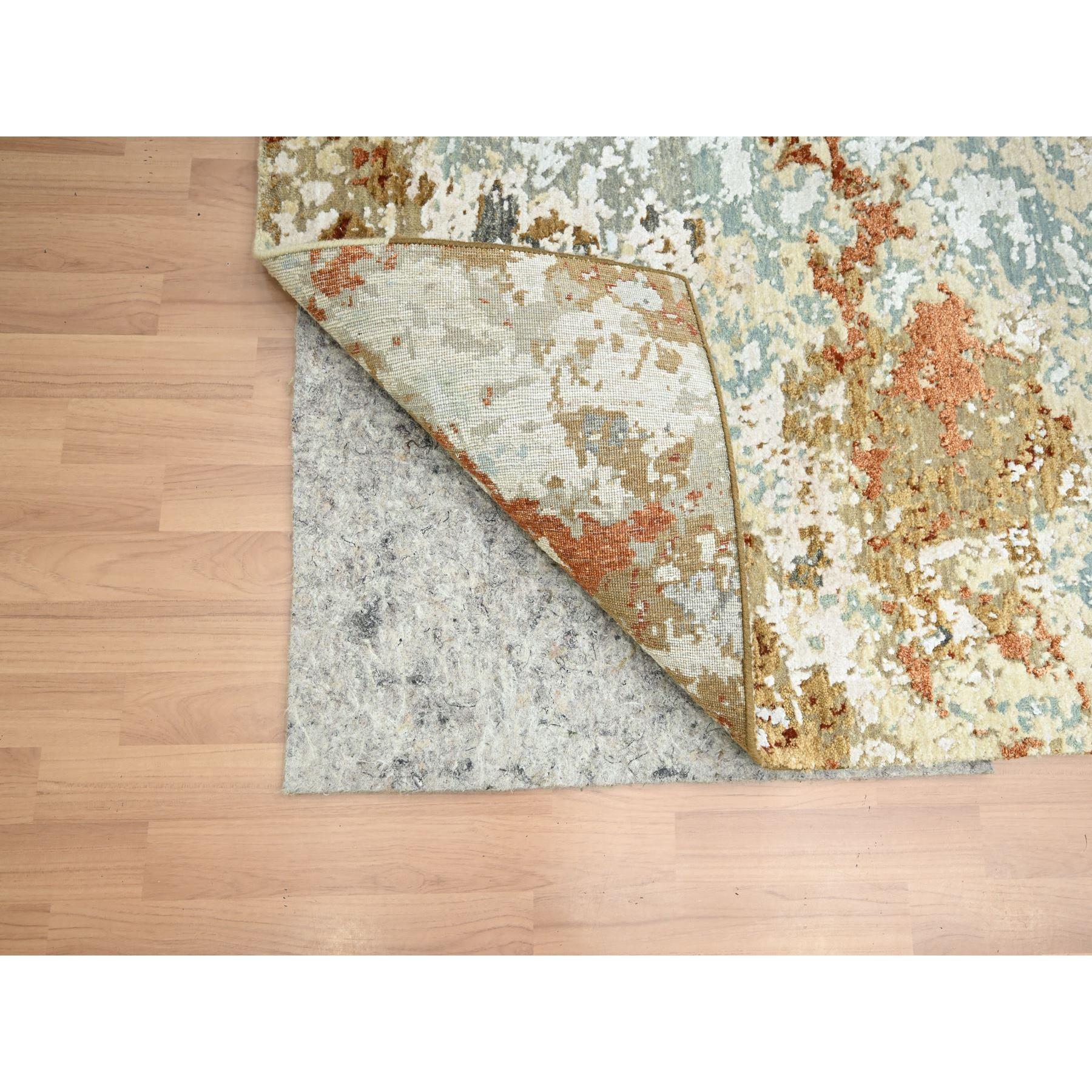 Indiano Tappeto orientale annodato a mano 6'x9'3