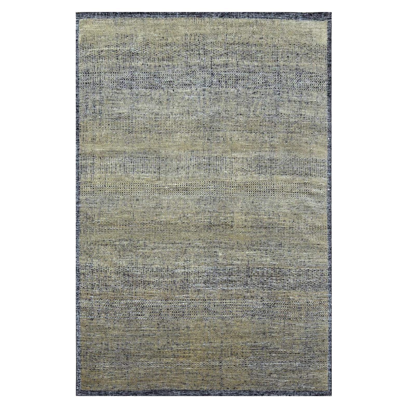 6
x9
3" Brown
Black Oxidized Grass Design Hand Knotted All Wool Oriental Rug