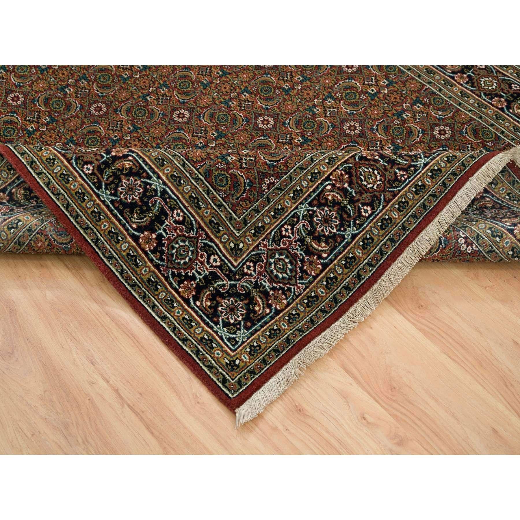 Tappeto orientale rosso Herati Design annodato a mano 250 KPSI Lana/Seta In condizioni Nuovo in vendita a Carlstadt, NJ