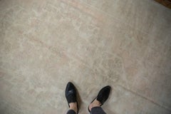 Vintage Distressed Oushak Carpet