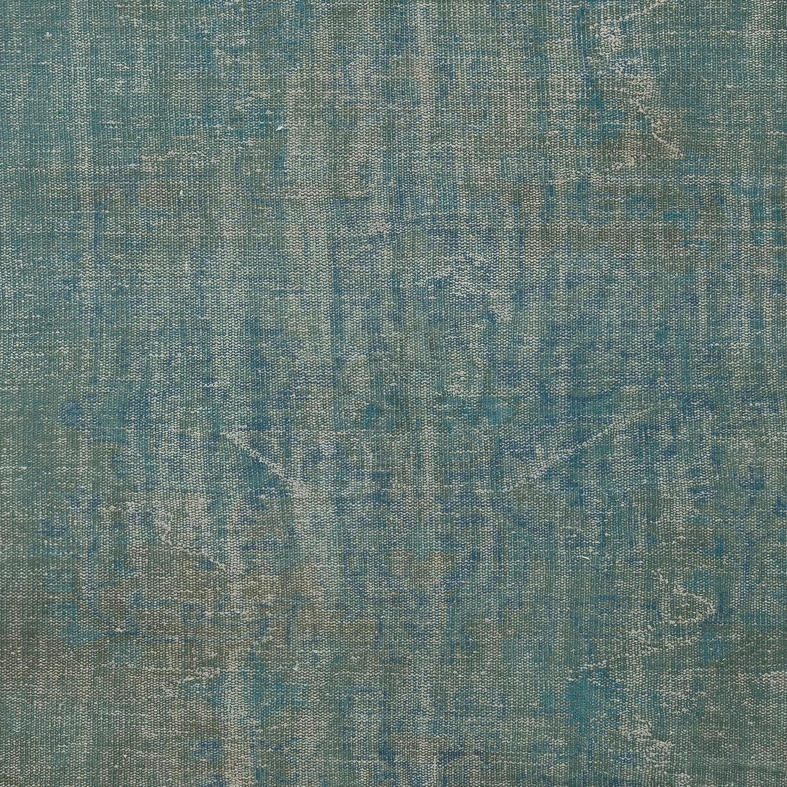 Noué à la main 6x9.6 Ft Modern Area Rug in Light Blue, tissé et noué à la main en Turquie en vente