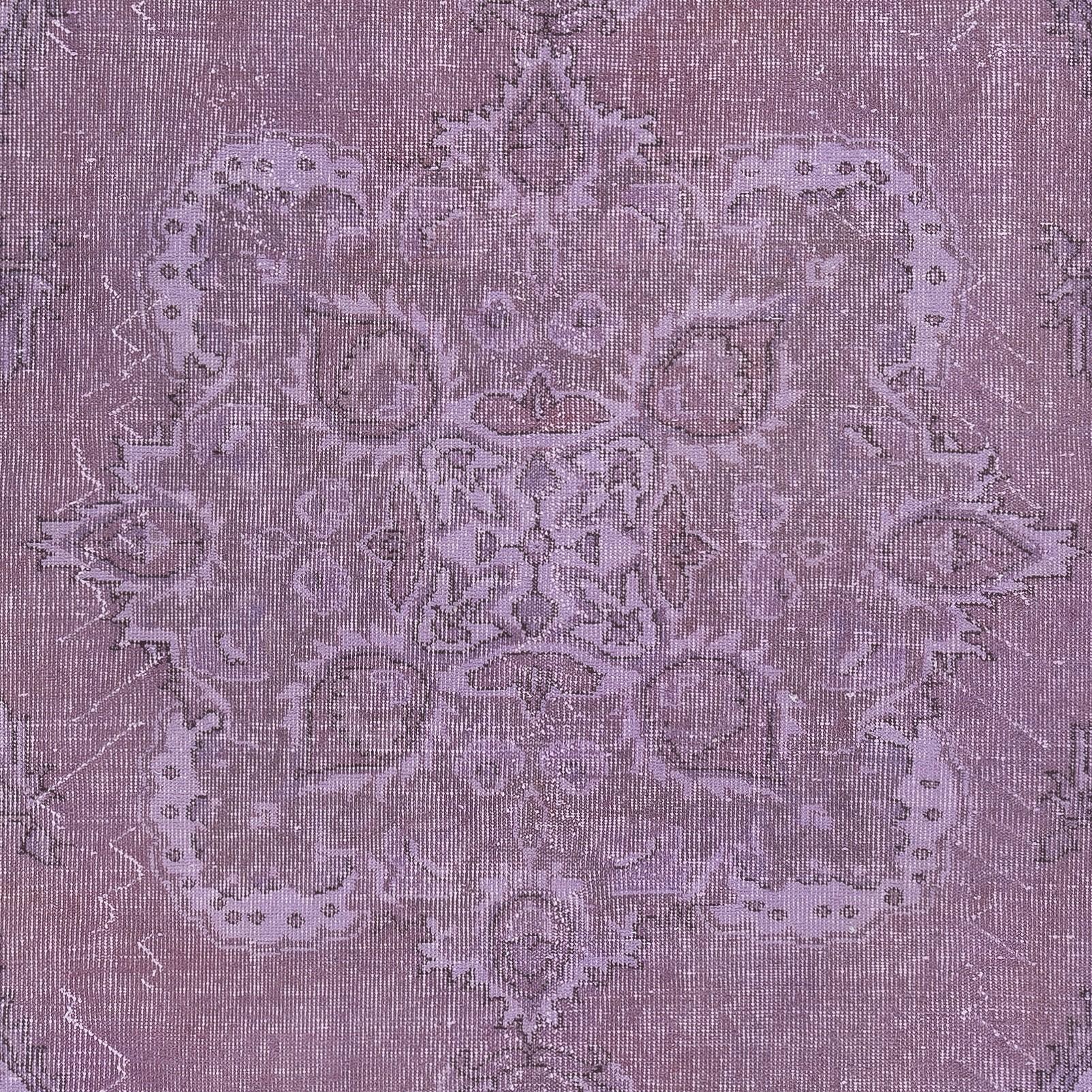 Noué à la main 6x9.8 Ft Purple Wool Area Rug for Modern Interiors, Hand-Knotted in Turkey (Tapis de laine violet pour intérieurs modernes, noué à la main en Turquie) en vente