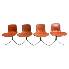 6xPK9 Poul Kjaerholm dining chairs
