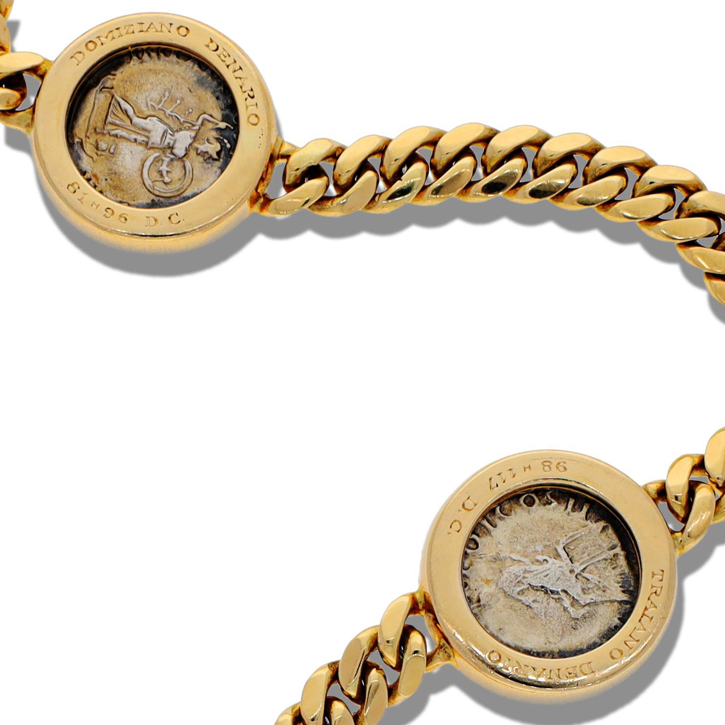 Collier Monete de 7 pièces anciennes en vente 1