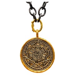 King Solomon Coin Pendant set in 22k Gold, by Tagili