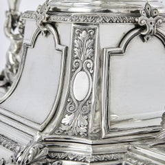 7-Basket Edwardian Silver Centrepiece