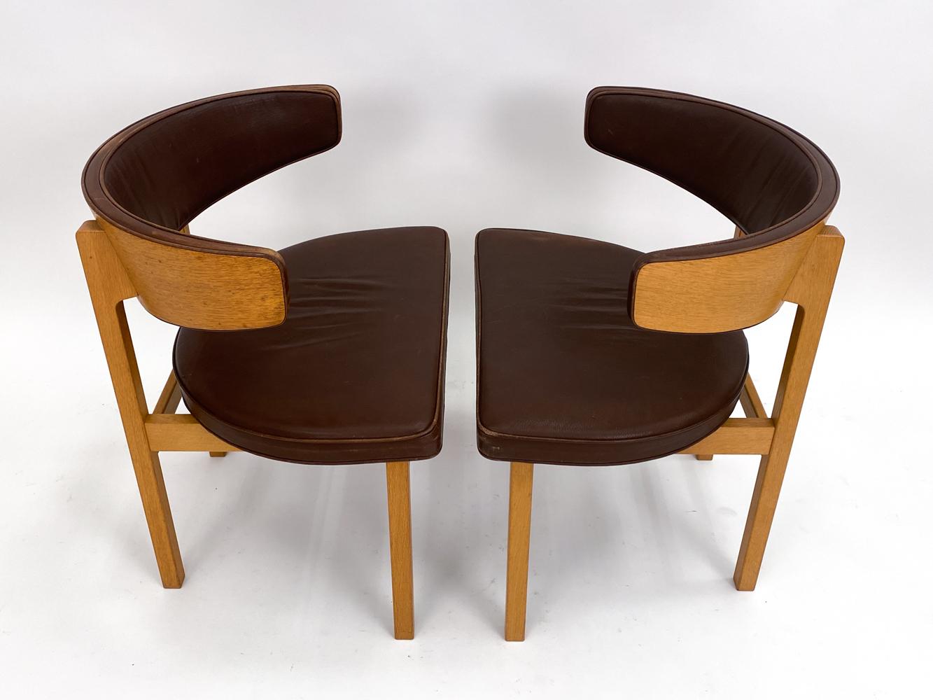 (7) Børge Mogensen 'Model 3245' Chairs for Fredericia Stolefabrik, Denmark For Sale 5