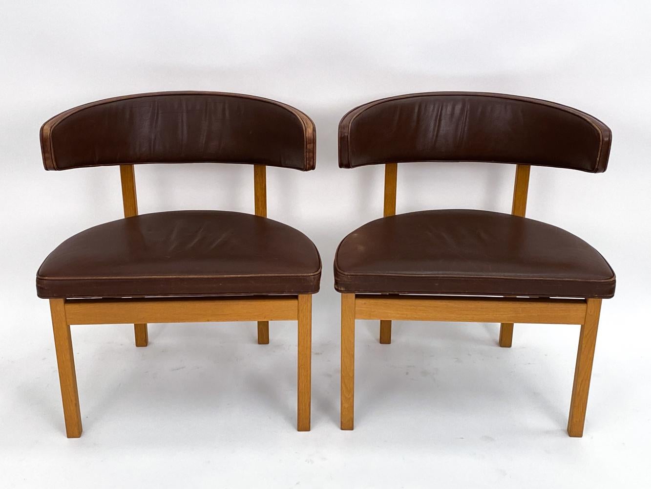 Danish (7) Børge Mogensen 'Model 3245' Chairs for Fredericia Stolefabrik, Denmark For Sale