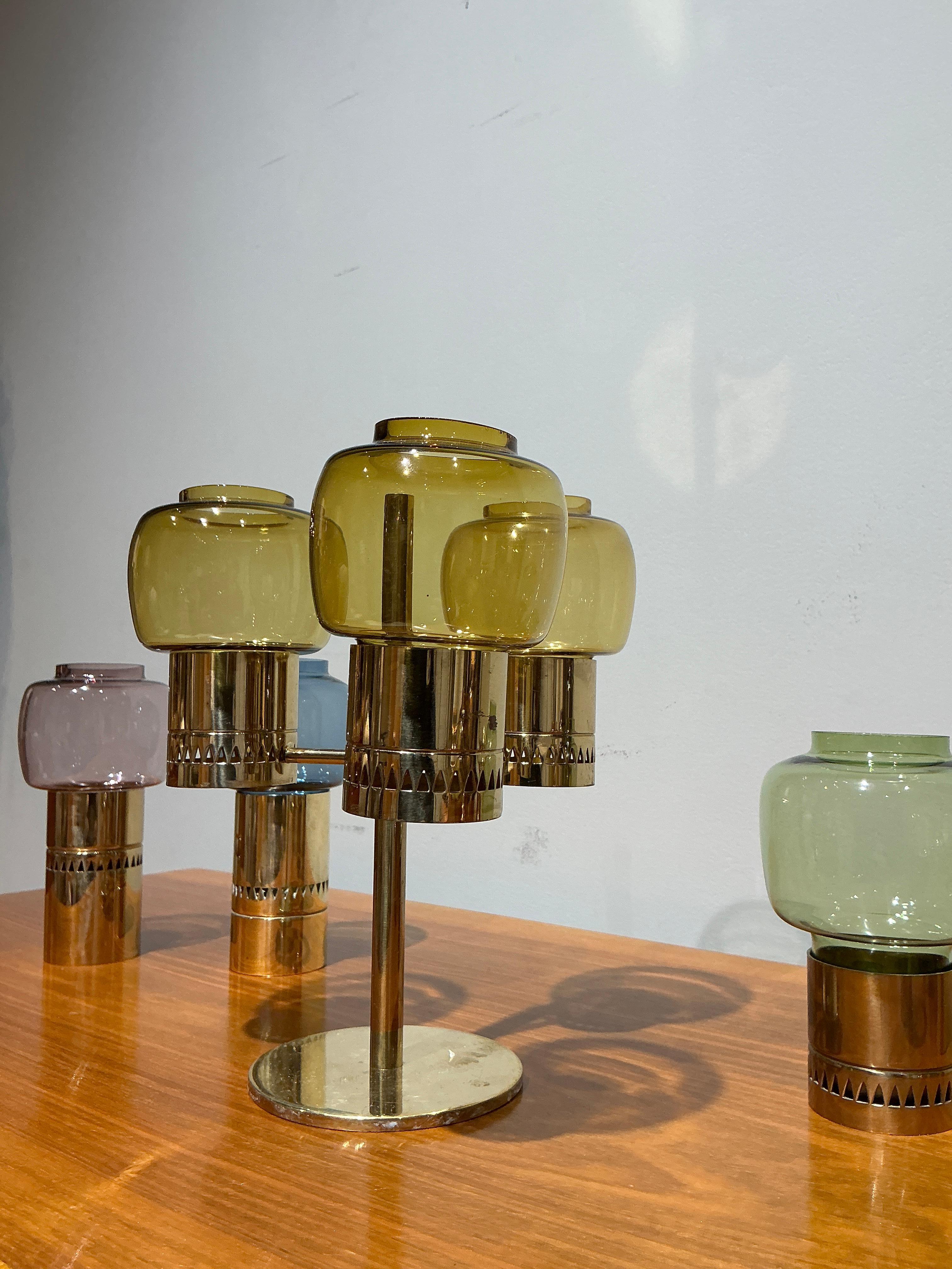 Svedese 7 candelabri Hans-Agne Jakobsson Svezia 1970 in vendita