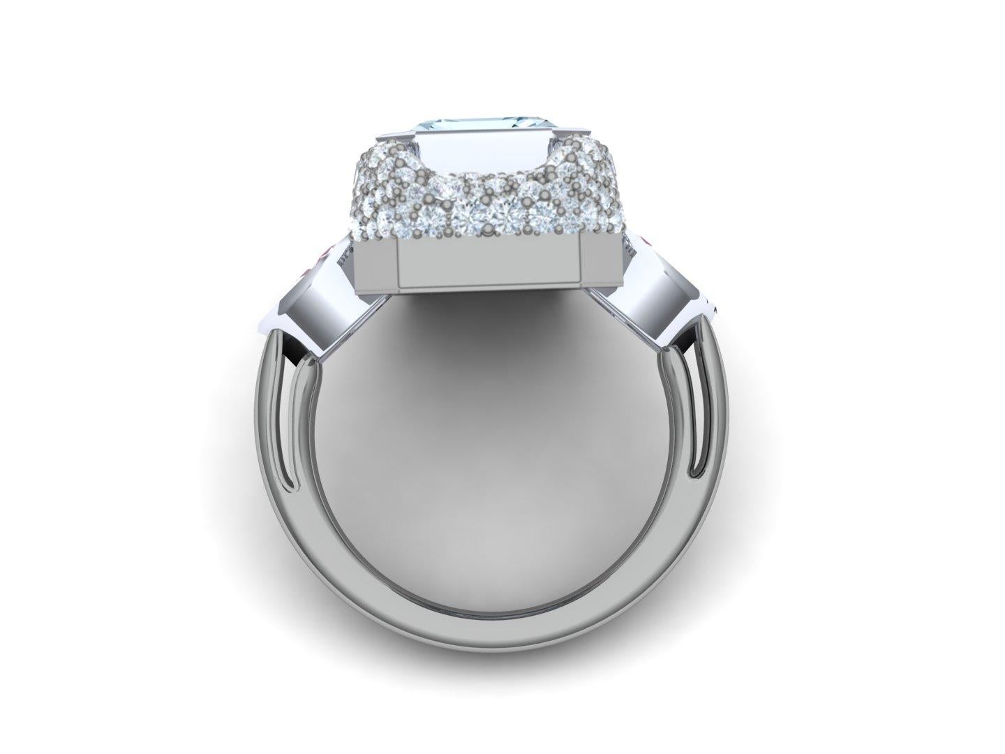 7 carat aquamarine ring