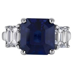 7 Carat Asscher Diamond Ring SI 18K Gold Heirloom-Worthy Glow