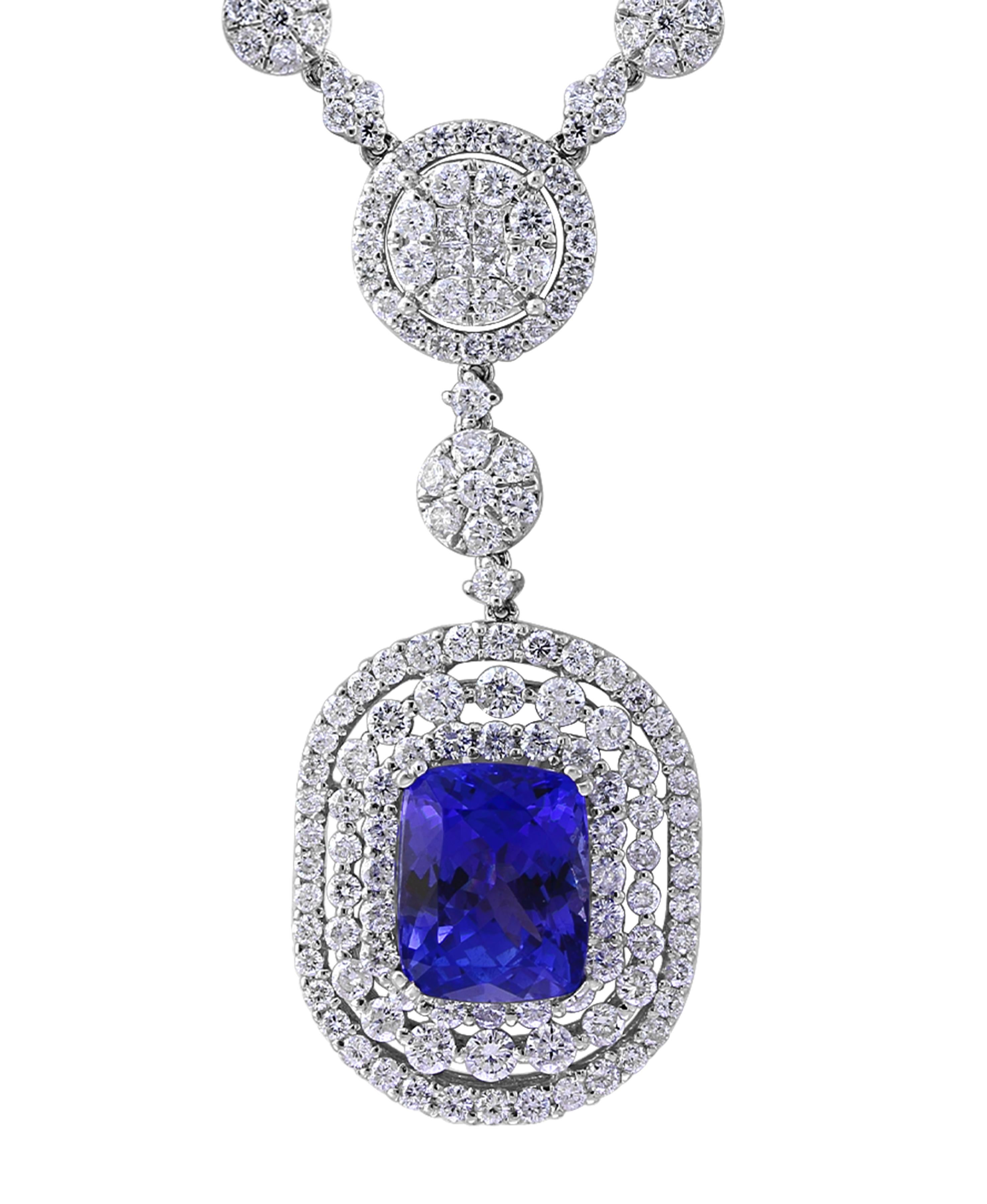 7 carat diamond necklace