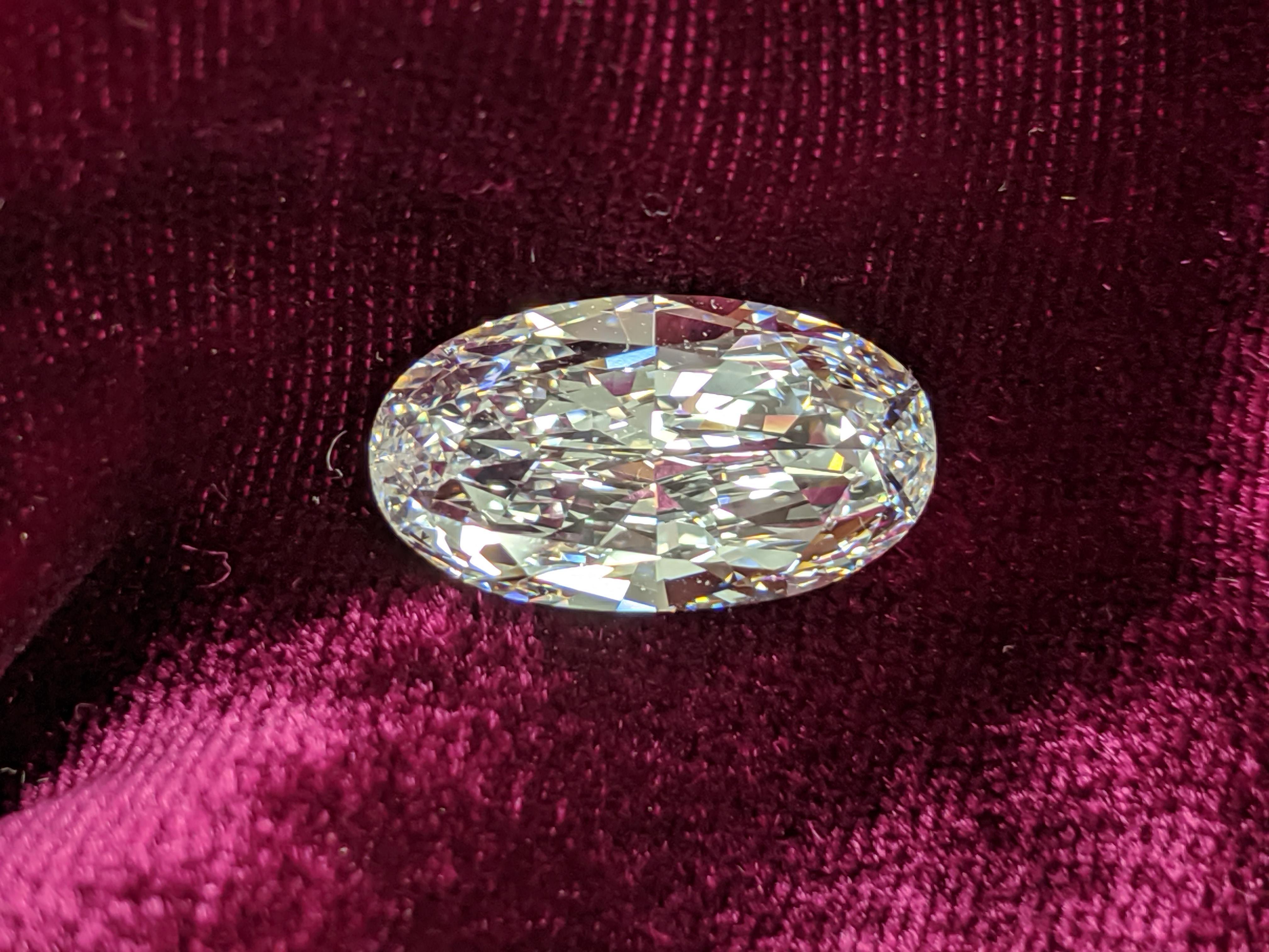 This exquisite Seven carat D color Internally Flawless Oval awaits your commission for the perfect ring or pendant.   Accompanied by GIA report #1216047088 this diamond measures 18.24 x 10.05mm and will make any high jewel project spectacular.

We