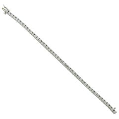 Spectra Fine Jewelry 6.9 Carat Diamond White Gold Tennis Bracelet