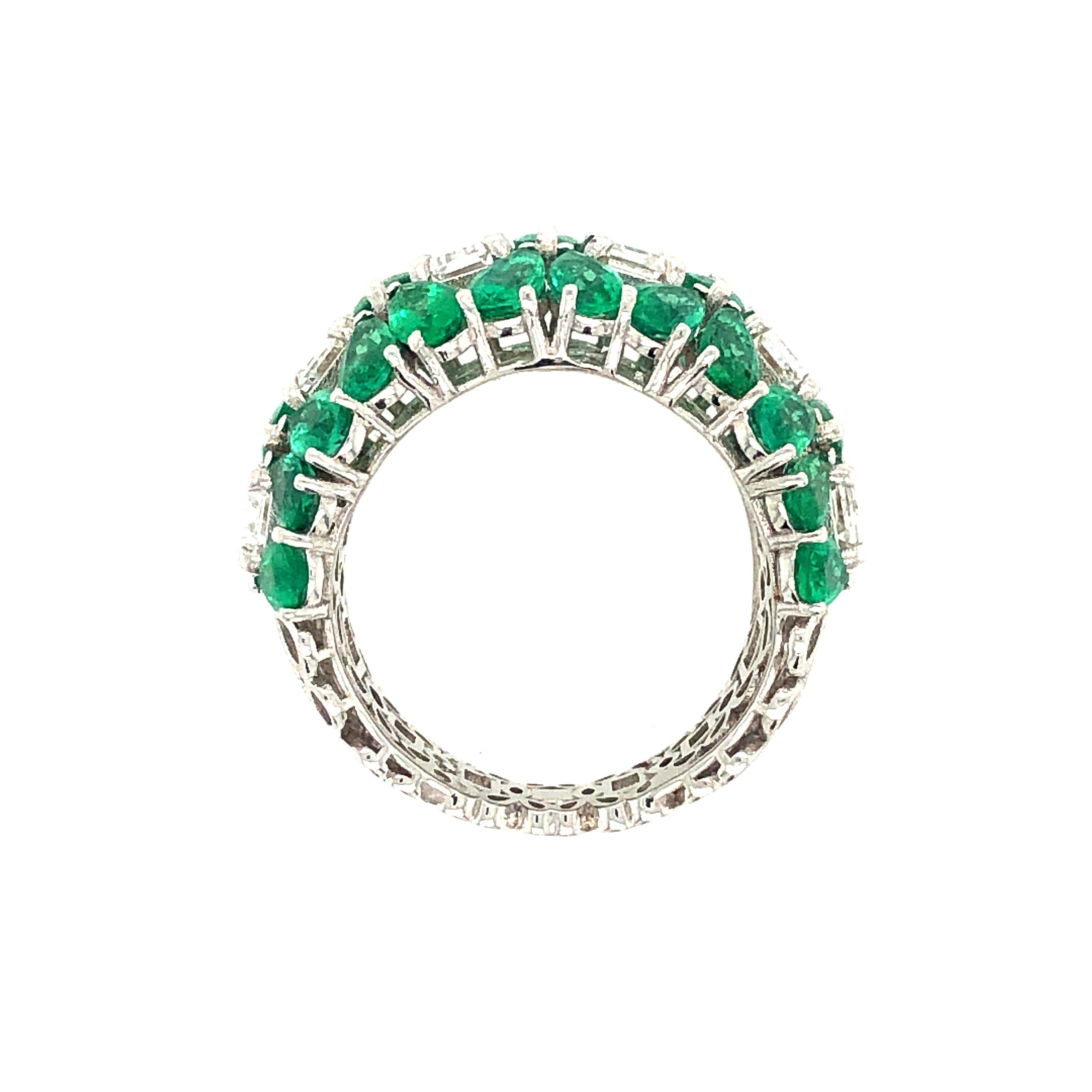 7 carat emerald ring