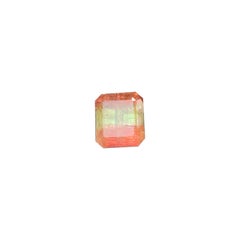 7 Carat Natural Watermelon Tourmaline Emerald Cut for Jewellery from Afghanistan