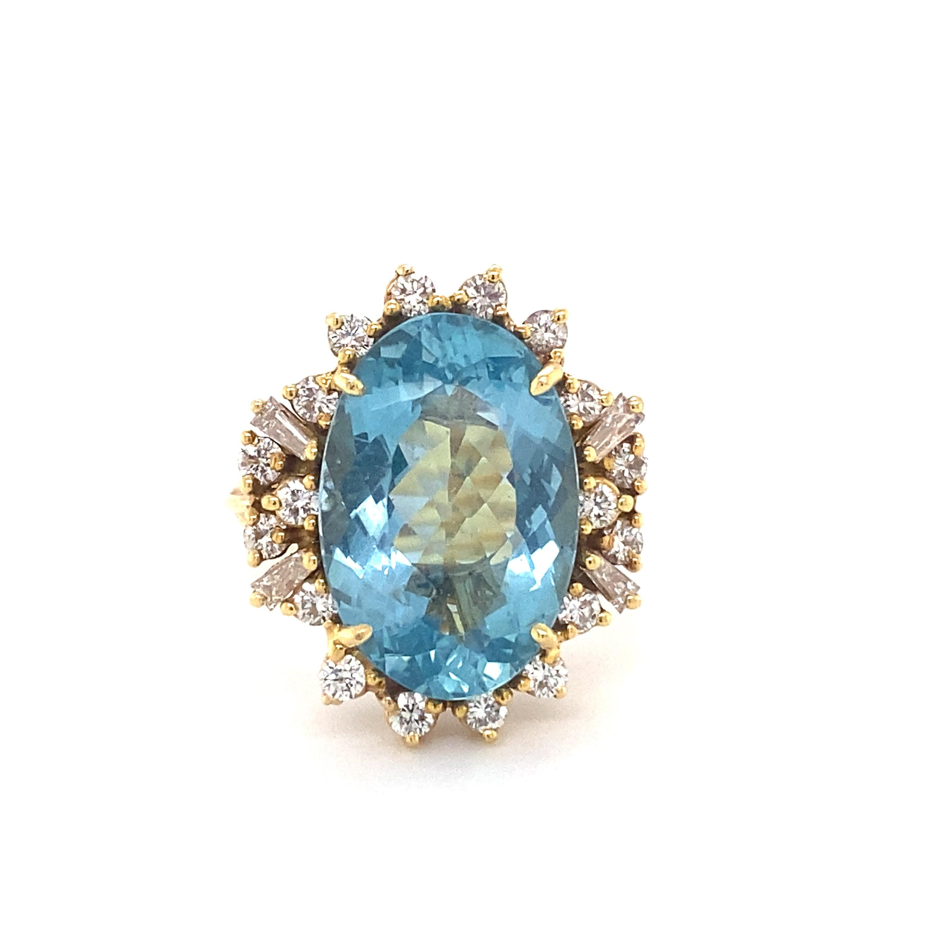 7 carat aquamarine ring