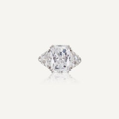 7 Carat Radiant Statement Brilliant White SI 14K White Gold Timeless Brilliance
