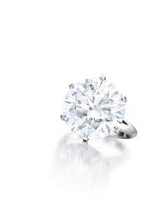 7 Carat Round Brilliant Statement Brilliant White / F color VVS  Diamond Ring