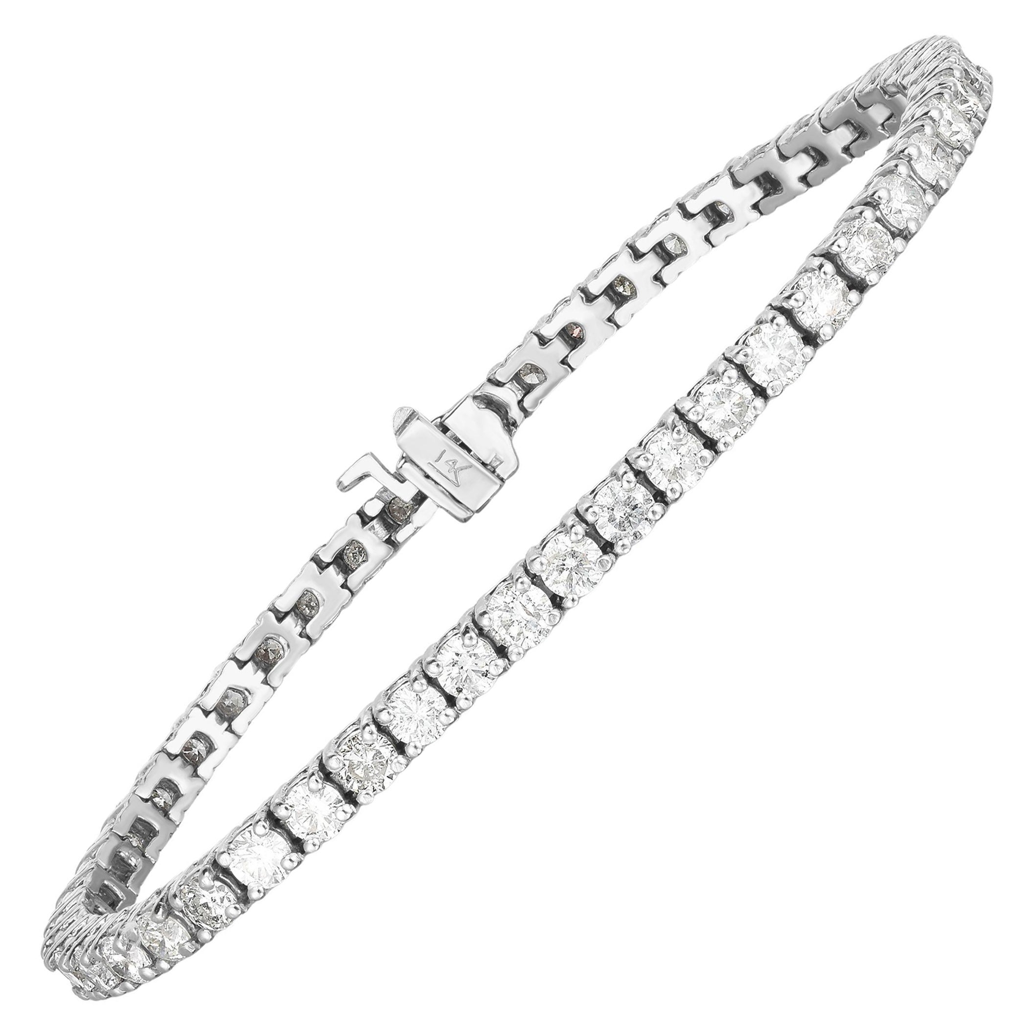 Bracelet de tennis 7 carats