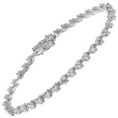 7 Carat TW Diamond Bracelet