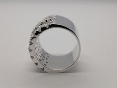 7 Carat VVS/VS Clarity F Color Diamond Band Ring 18 Carat White Gold